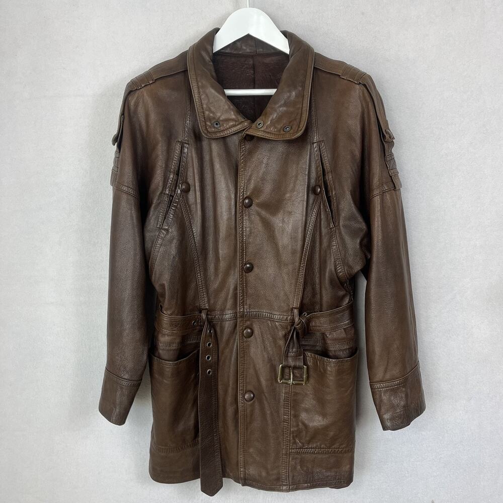 Fourrures Thierphil Paris Jacket Womens Soft Leather Belted Utility